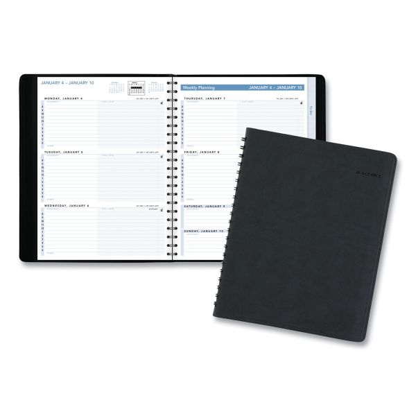 At-A-Glance The Action Planner Weekly Appointment Book, 11 X 8, Black Cover, 12-Month (Jan To Dec): 2024