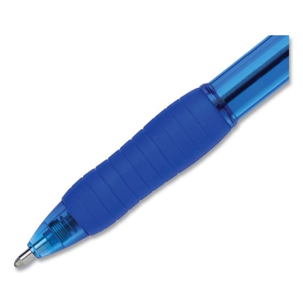 Paper Mate Profile Ballpoint Pen, Retractable, Bold 1.4 Mm, Blue Ink, Blue Barrel, 36/Pack