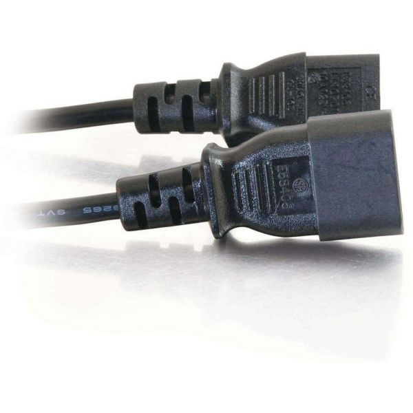 C2g 6Ft Computer Power Extension Cord - 16 Awg - 250 Volt