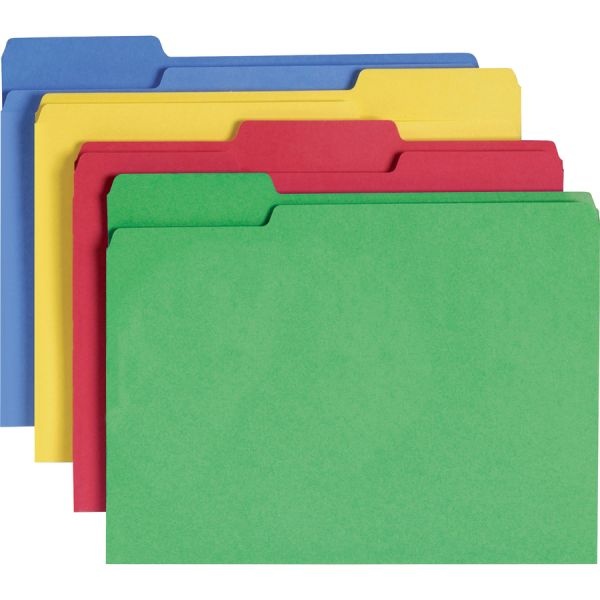 Smead Assortment Cutless Colored File Folders