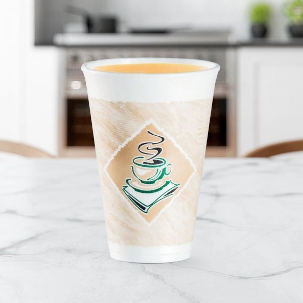 Dart 16 Oz Cafe G Design Insulated Foam Cups