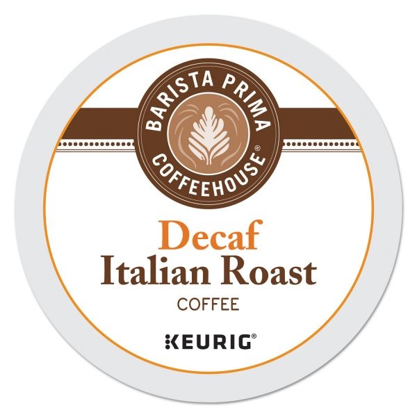 Barista Prima Coffeehouse Decaf Italian Roast Coffee K-Cups, 24/Box