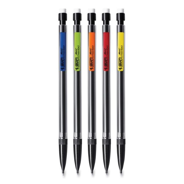 Bic Xtra Smooth Mechanical Pencil Xtra Value Pack, 0.7 Mm, Hb (#2), Black Lead, Assorted Barrel Colors, 320/Carton