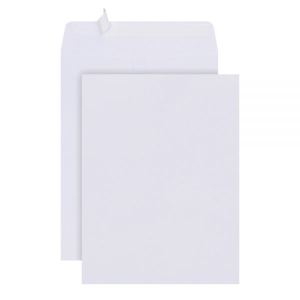 9" X 12" Catalog Envelopes, Clean Seal, 30% Recycled, White, Box Of 125
