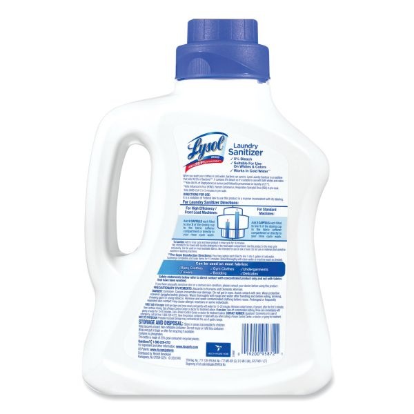 Lysol Brand Laundry Sanitizer, Liquid, Crisp Linen, 90 Oz