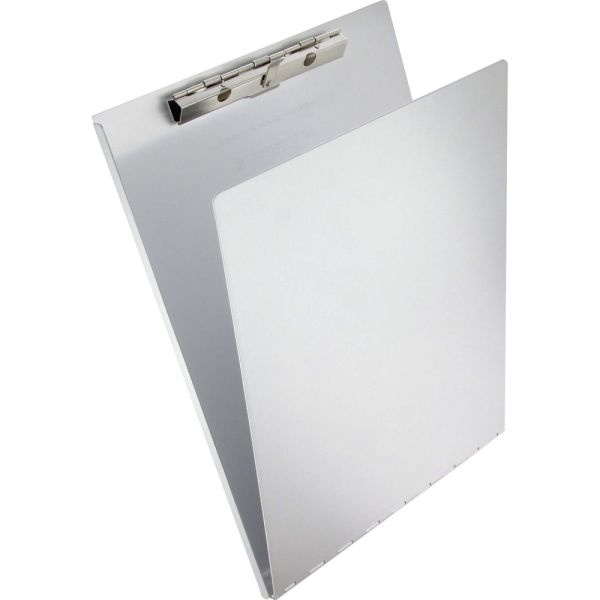 Saunders Aluminum Clipboard With Writing Plate, 8 1/2" X 12", Silver