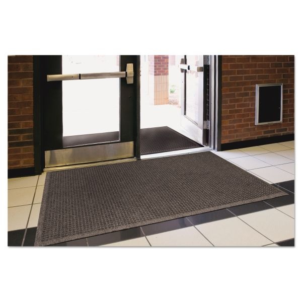 Guardian Floor Protection Ecoguard Floor Mat - Indoor, Outdoor, Carpeted Floor, Hard Floor - 36" Length X 24" Width - Rectangular - Rubber - Charcoal - 1Each