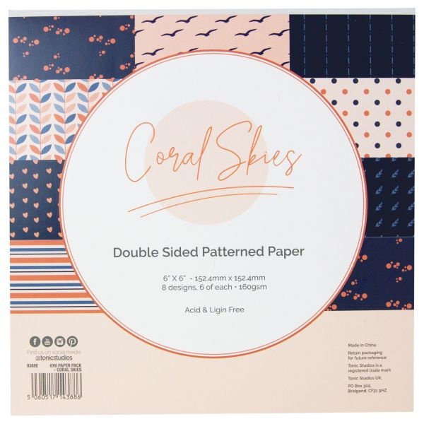Craft Perfect Mixed Card Pack 6"X6" 24/Pkg