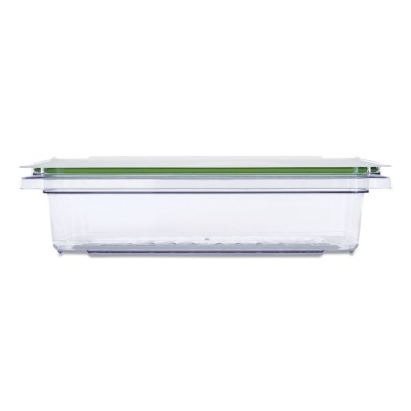 Rubbermaid Commercial Freshworks Produce Saver, 8 Gal, 18 X 6.3 X 6.79, Clear/Green, Plastic