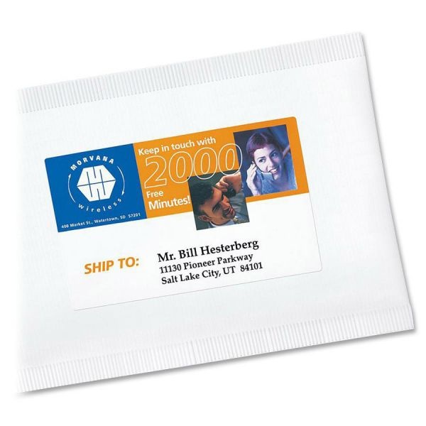 Avery Vibrant Laser Color-Print Labels W/ Sure Feed, 4.75 X 7.75, White, 50/Pack