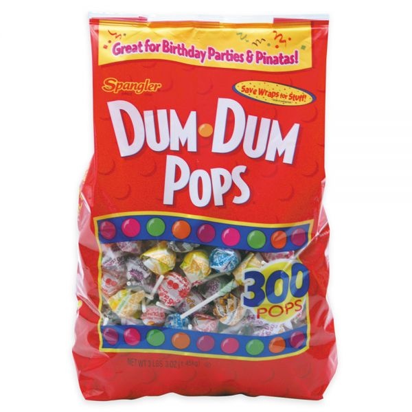 Dum Dums, Bag Of 300 Lollipops