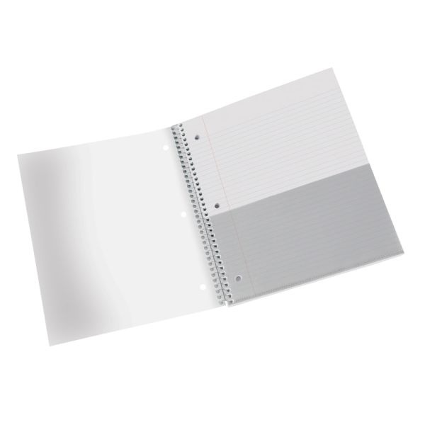 Stellar Poly Notebook, 8-1/2" X 11", 1 Subject, College Ruled, 100 Sheets, Lavender