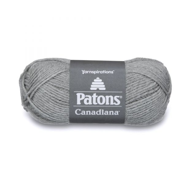 Patons Canadiana Yarn - Pale Gray Mix
