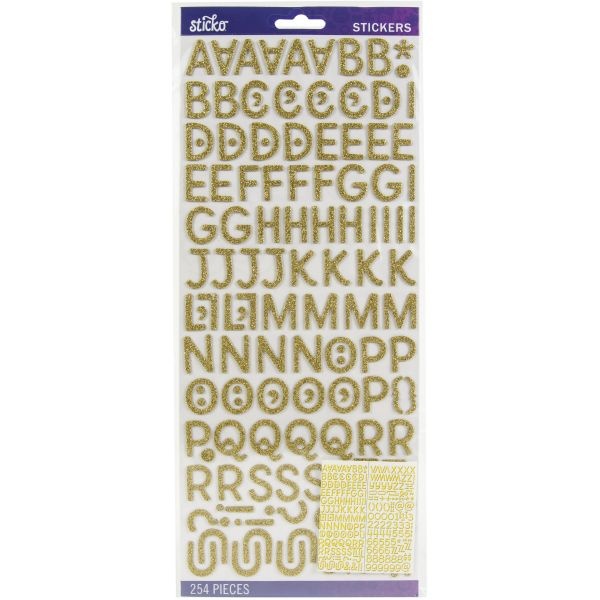 Sticko Alphabet Stickers 254/Pkg