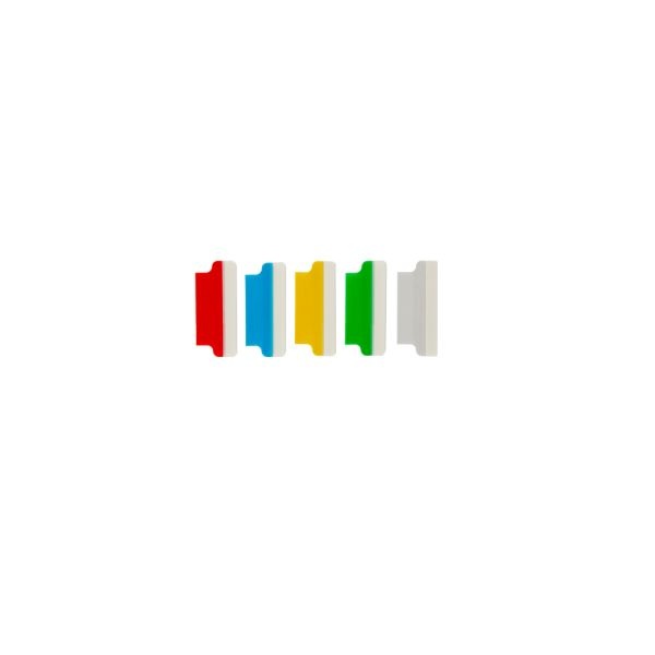 Avery Insertable Index Tabs With Printable Inserts, 1/5-Cut, Assorted Colors, 1.5" Wide, 25/Pack
