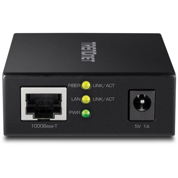 Trendnet 1000Base-T To Sfp Fiber Media Converter; Gigabit Ethernet To Sfp Media Converter; 4Gbps Switching Capactiy; Tfc-Gsfp
