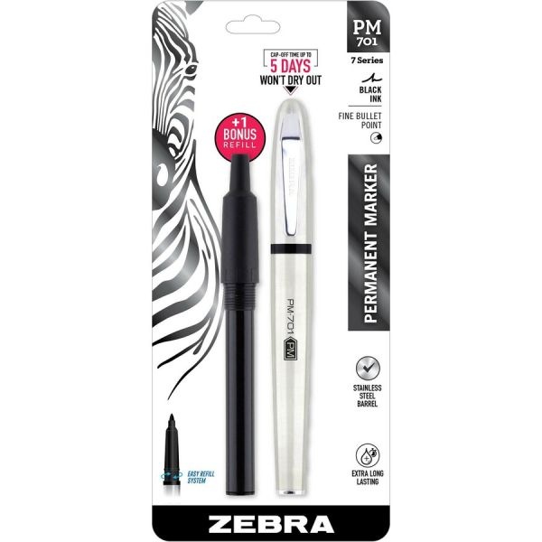 Zebra Pen Fine Bullet Tip Pm-701 Permanent Marker