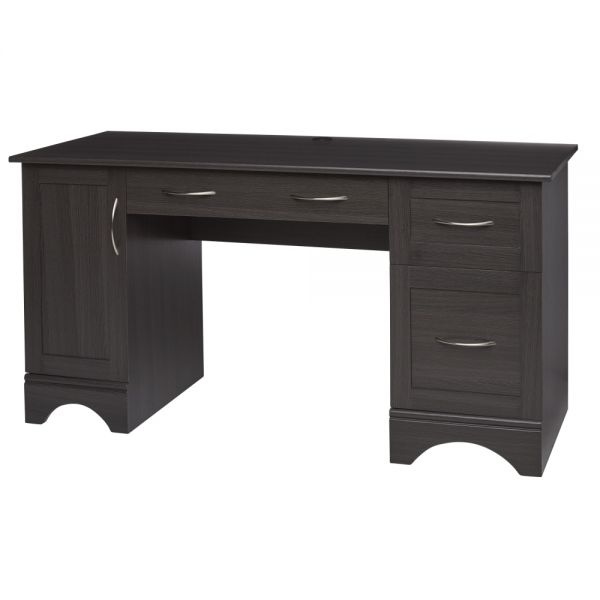 Realspace Plank 47 W Writing Desk Coastal Oak - Office Depot