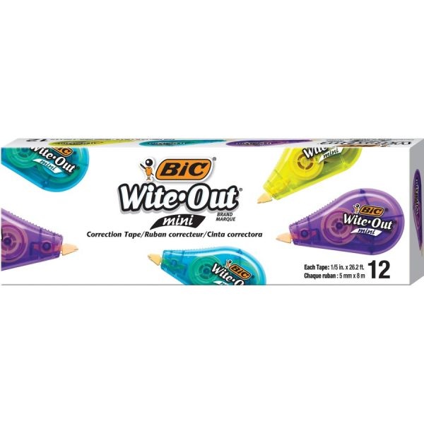 BIC Wite-Out Shake N' Squeeze Correction Pen, White, 8 ml