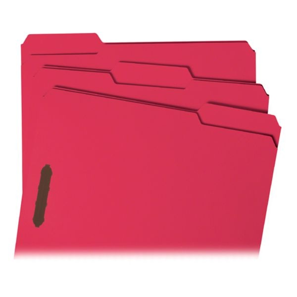 Smead 100% Recycled File Folders With Fasteners