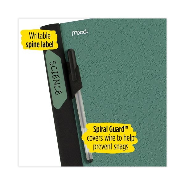 Five Star Advance Wirebound Notebook, Two Pockets, 1-Subject, Medium/College Rule, Randomly Assorted Cover Color, (100) 11 X 8.5 Sheets