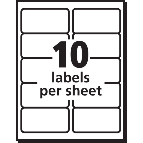 Avery Eco-Friendly Shipping Labels For Laser And Inkjet Printers, 2" X 4"