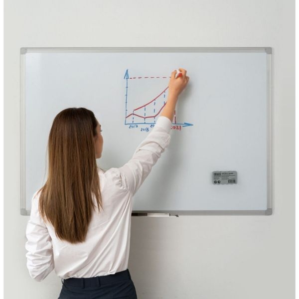 Mastervision Earth Gold Ultra Dry Erase Boards, 48 X 72, White