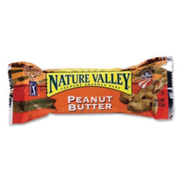 Nature Valley Granola Bars, Peanut Butter, 1.5 Oz, Box Of 18