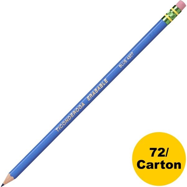 Ticonderoga Pre-Sharpened Erasable Checking Pencils