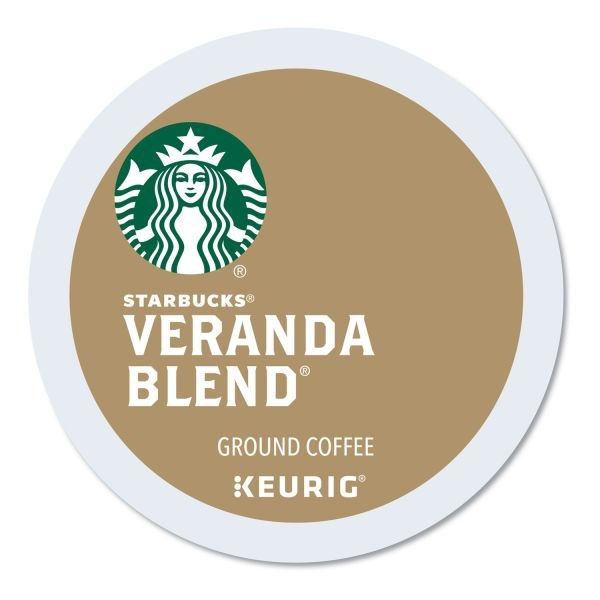 Starbucks Veranda Blend Coffee K-Cups Pack, 24/Box