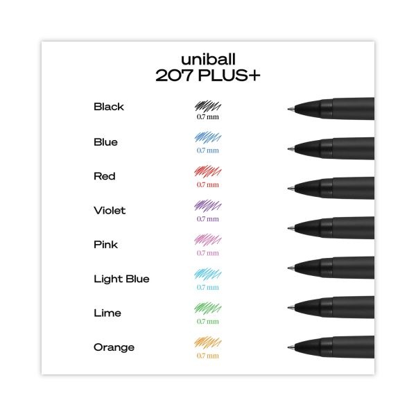 Paper Mate® InkJoy® Gel Pens, Medium Point, 0.7 mm, Black Barrel, Black  Ink, Pack Of 12