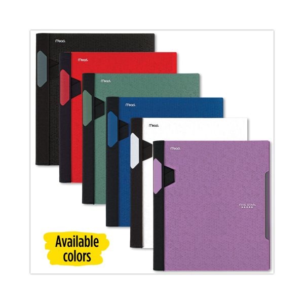 Five Star Advance Wirebound Notebook, Two Pockets, 1-Subject, Medium/College Rule, Randomly Assorted Cover Color, (100) 11 X 8.5 Sheets