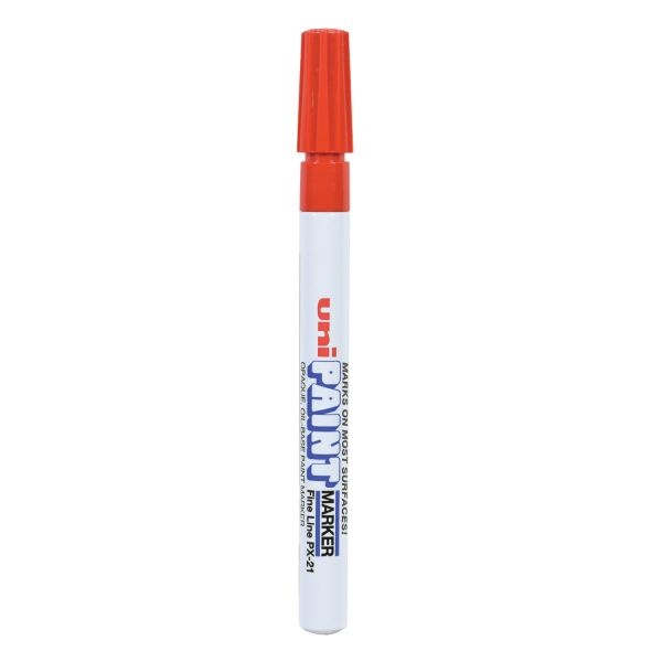 Uni-Paint Permanent Marker, Fine Bullet Tip, Red