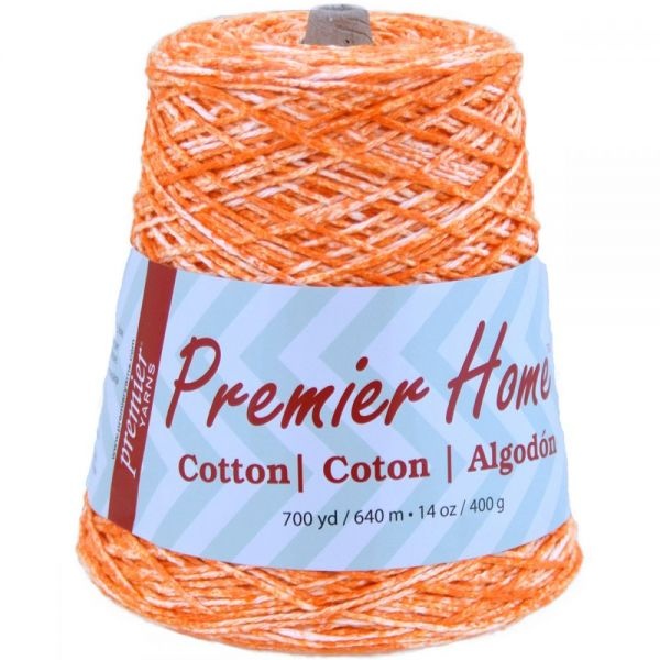 Premier Home Cotton Yarn - Tangerine Splash