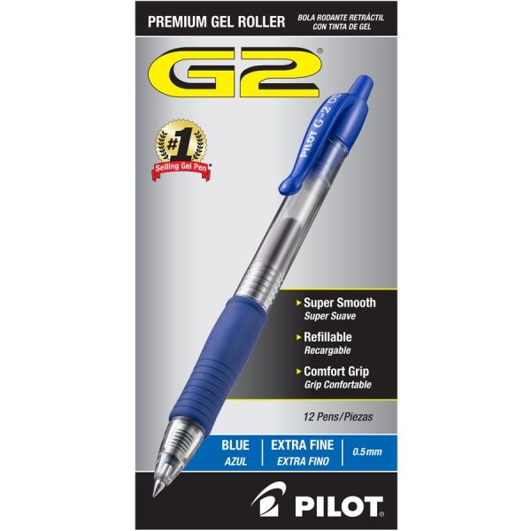 Pilot G2 Retractable Gel Pens