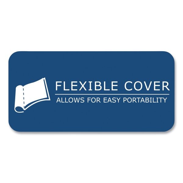 Roaring Spring Flexible Cover Composition Notebook, Wide/Legal Rule, Black Marble Cover, (60) 10 X 8 Sheet, 72/Ct
