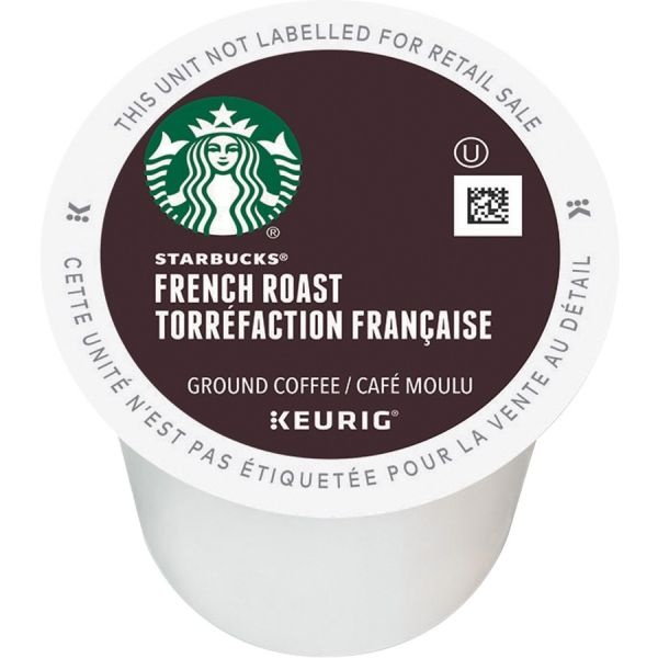 Starbucks Single-Serve Coffee K-Cup, French Roast, Carton Of 24