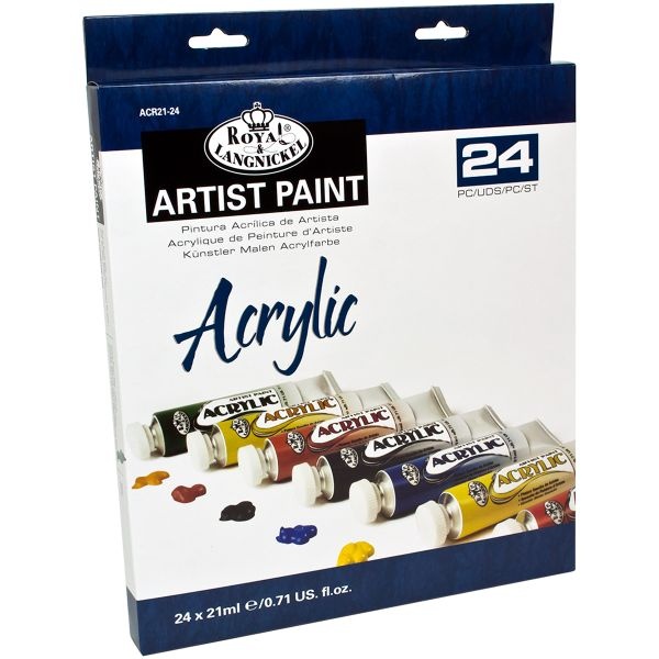 Acrylic Paints 21Ml 24/Pkg