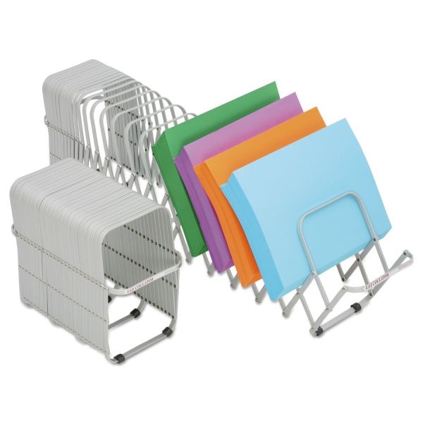 Lee Flexifile Expandable Collator To Organizer, 24 Sections, Letter To Legal Size Files, 6.5" X 10.25" X 10.5", Silver