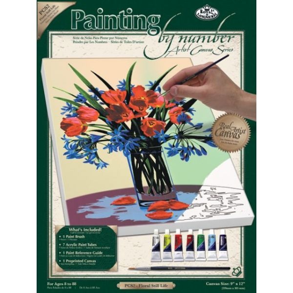 Paint By Number Kit Artist Canvas Series 9"X12"