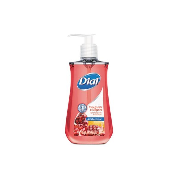 Dial Antimicrobial Liquid Soap, 7 1/2 Oz Pump Bottle, Pomegranate & Tangerine