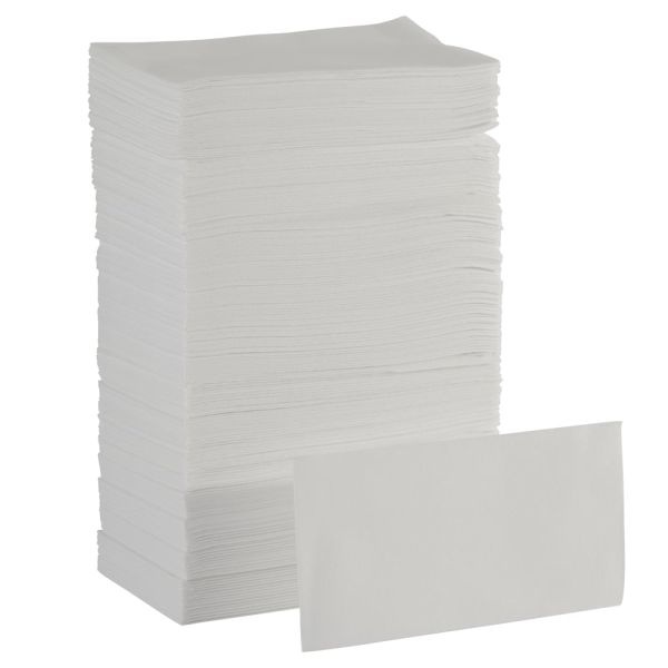 Dixie Ultra 1/6-Fold Linen Replacement 1-Ply Guest Towels, 13" X 17", White, 200 Napkins Per Pack, Case Of 4 Packs
