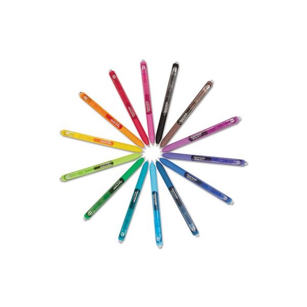 Paper Mate Inkjoy Gel Pen, Retractable, Medium 0.7 Mm, Assorted Ink And Barrel Colors, 20/Pack