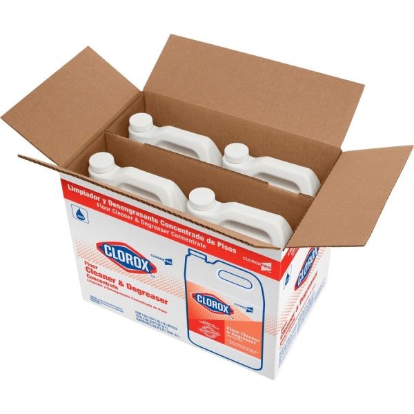 Clorox Professional Floor Cleaner And Degreaser Concentrate, 1 Gal Bottle