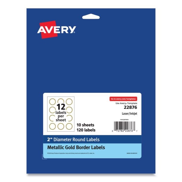 Avery Easy Peel Round Labels