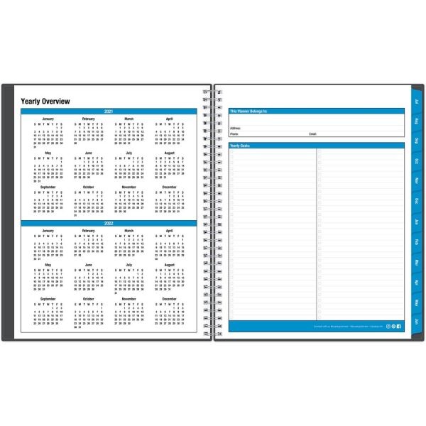 Blue Sky Collegiate Academic Weekly/Monthly Planner, 2022 To 2023 Calendar
