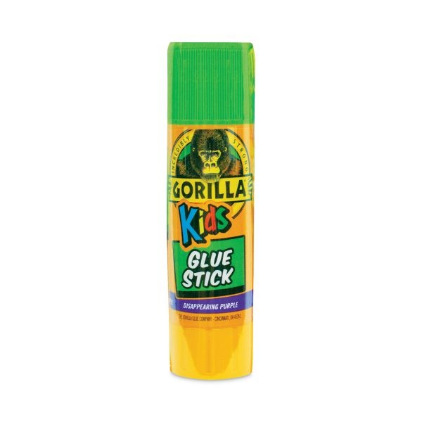 Gorilla School Glue Sticks, 0.7 Oz/Stick, Dries Clear, 6/Box
