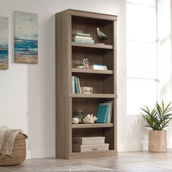 Realspace 72"H 5Shelf Bookcase, Spring Oak
