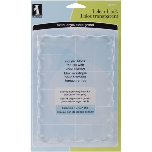 Inkadinkado Clear Acrylic Block