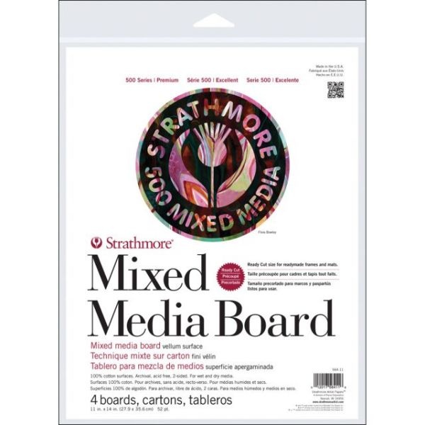 Strathmore Mixed Media Boards 4/Pkg